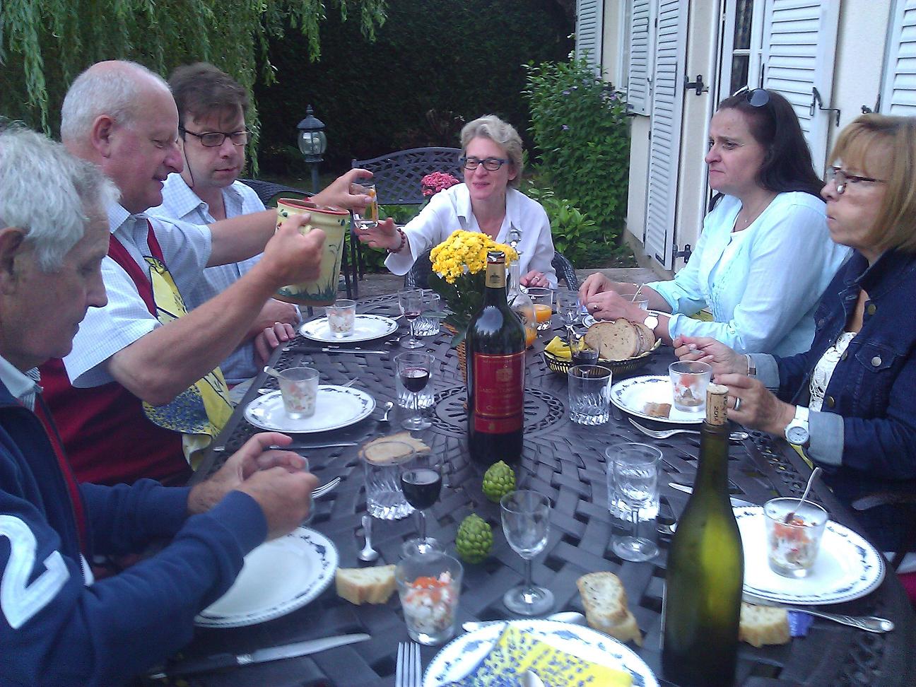 Stammtisch im Garten