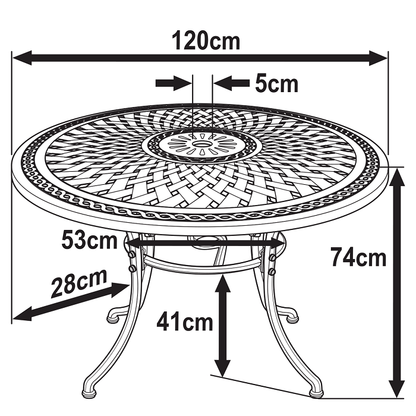 Table ALICE (ensemble 4 personnes)