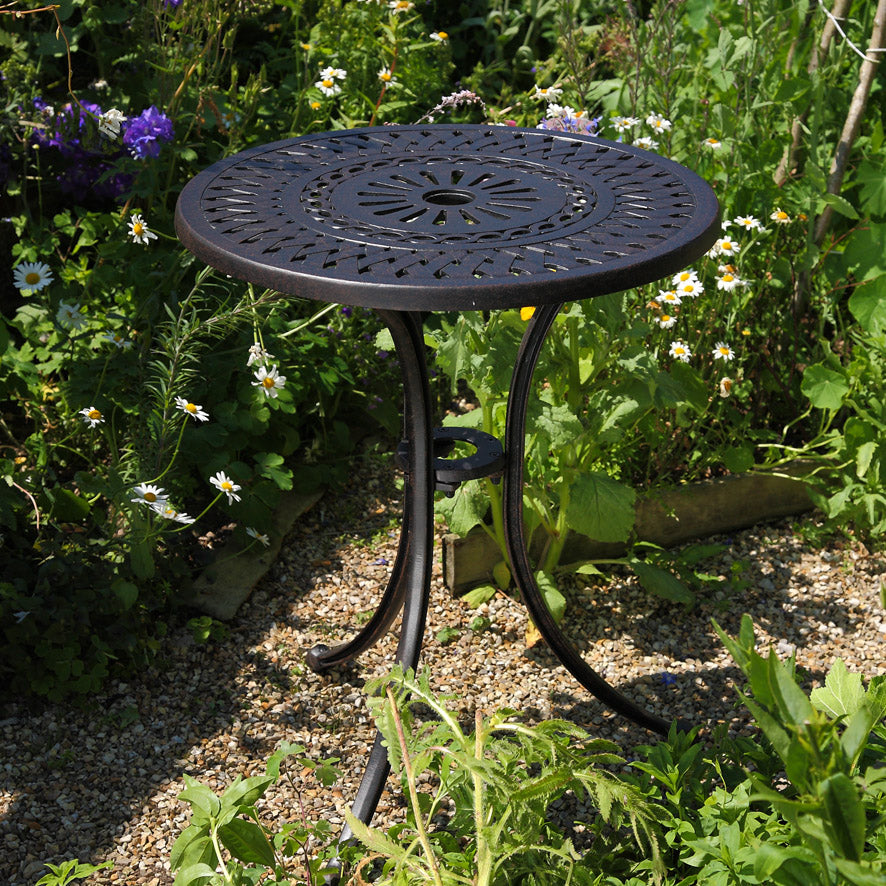 Table Bistrot Eve - Bronze Ancien