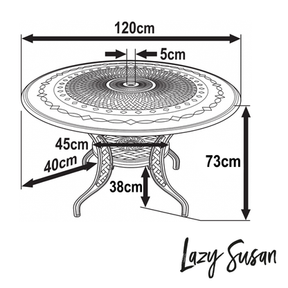 Table AMY (ensemble 6 personnes)