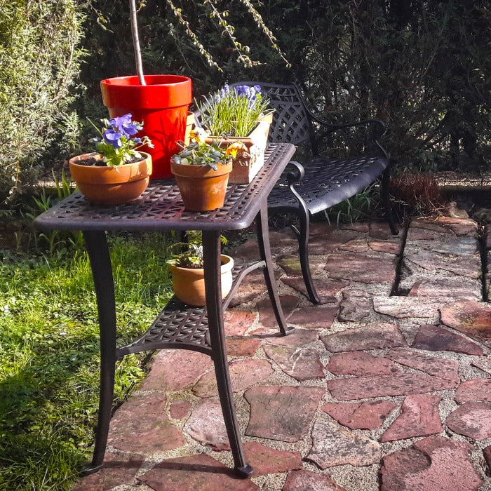 Table BBQ - Bronze Ancien