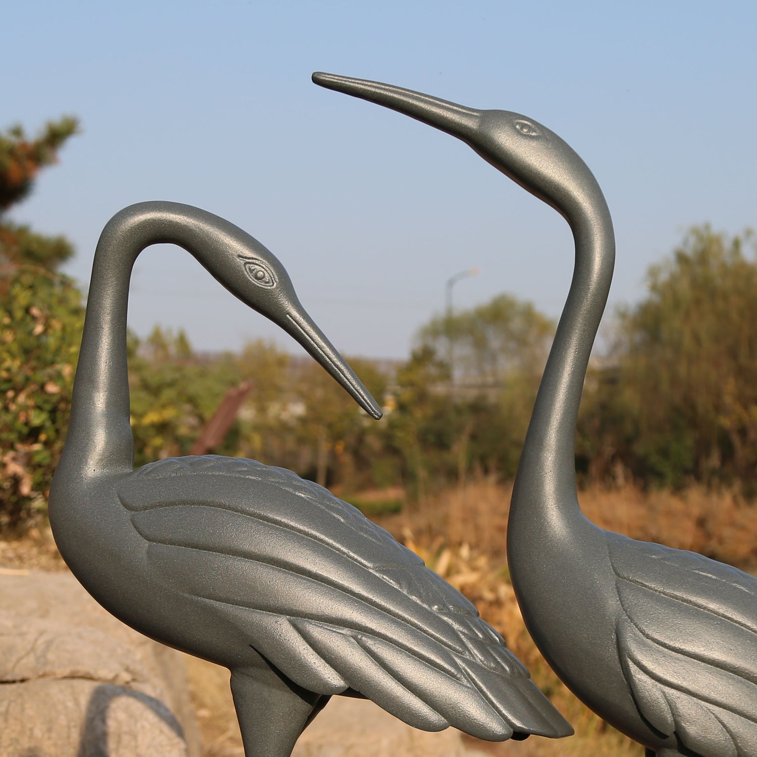 Sculpture de Grues