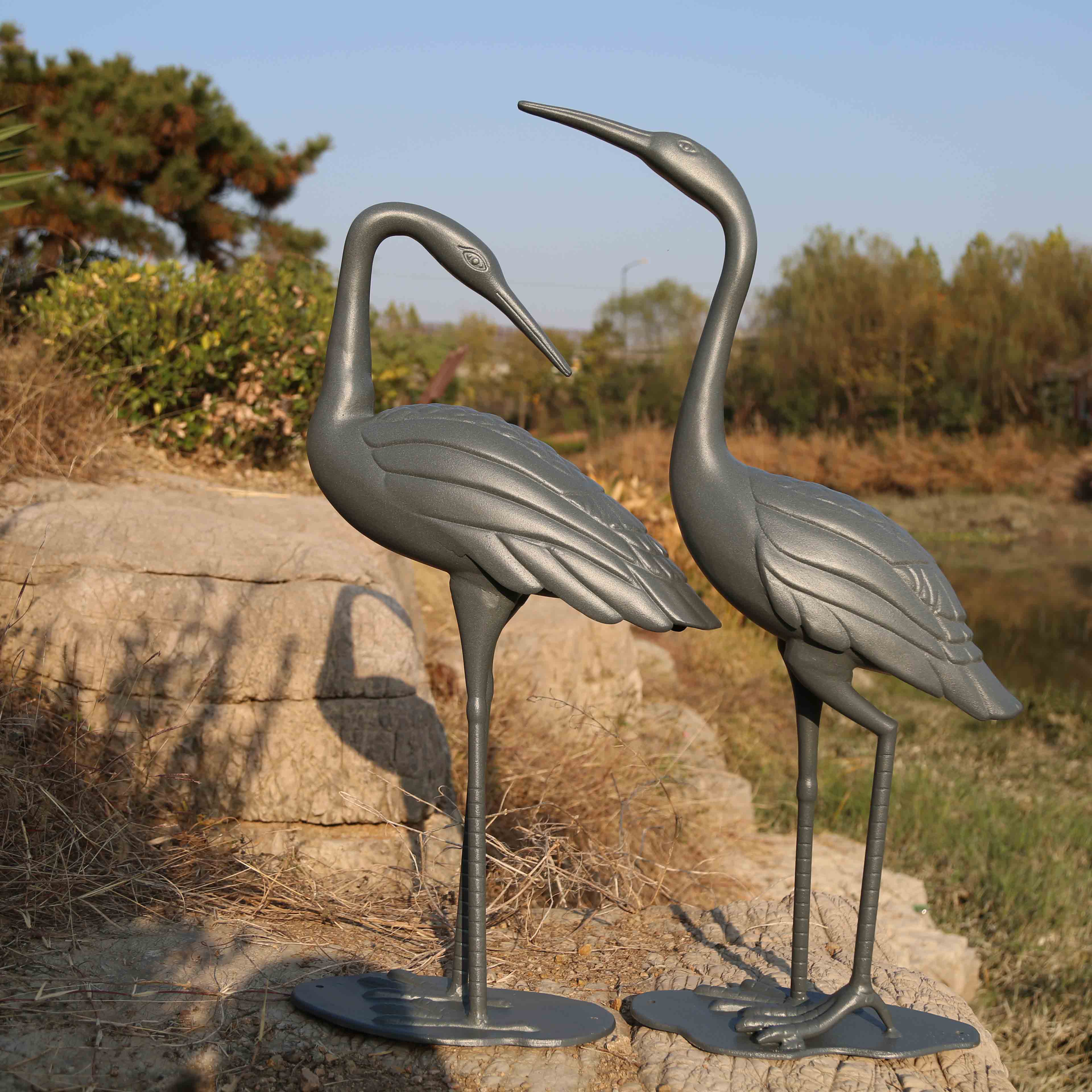 Sculpture de Grues