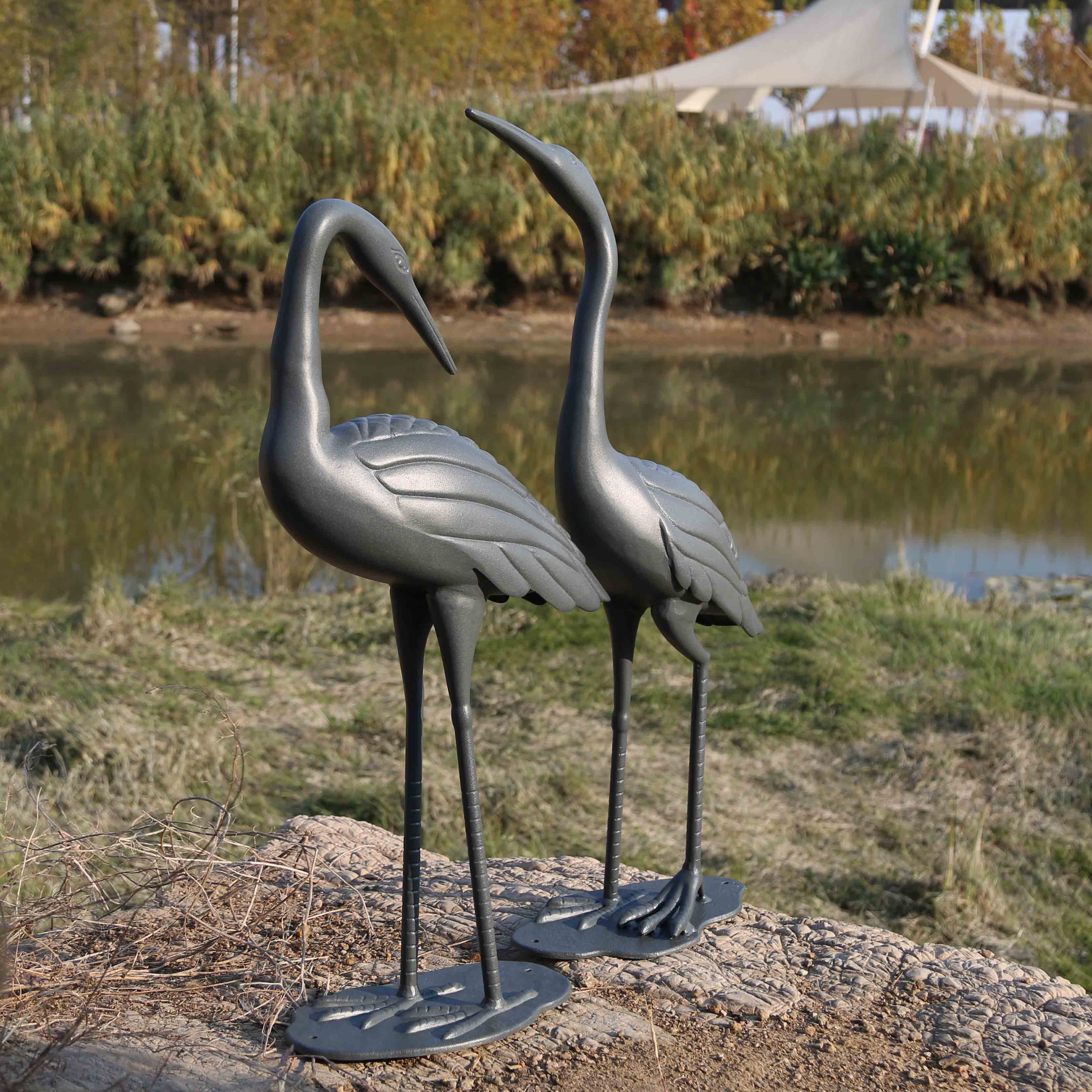 Sculpture de Grues