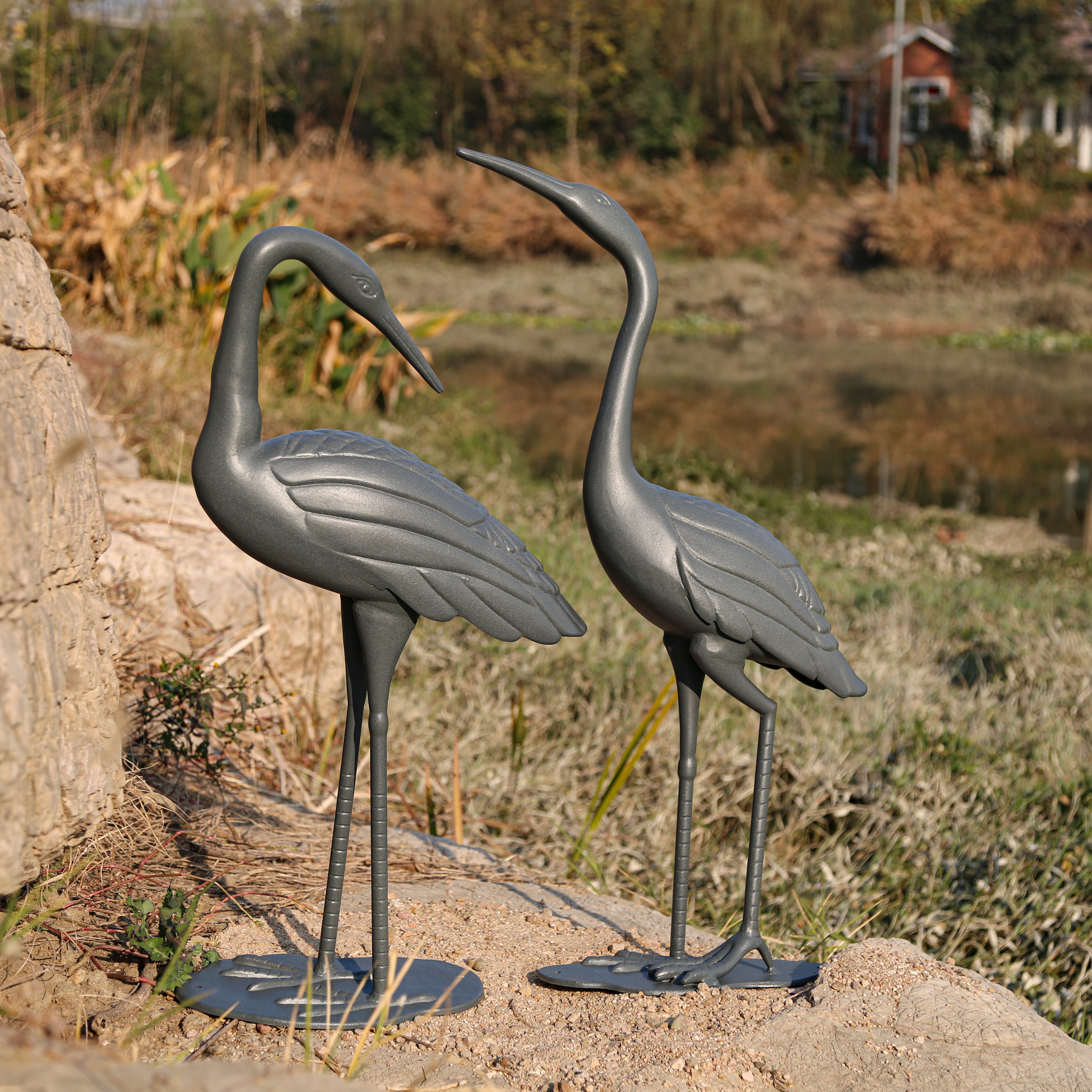 Sculpture de Grues