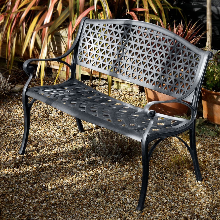 JULY banc de jardin en aluminium