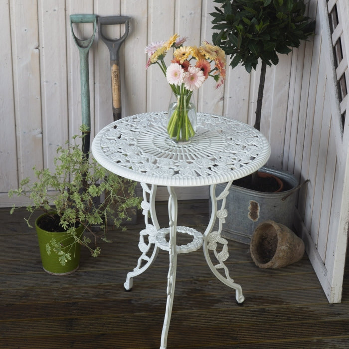 Table London Rose seule - Blanc