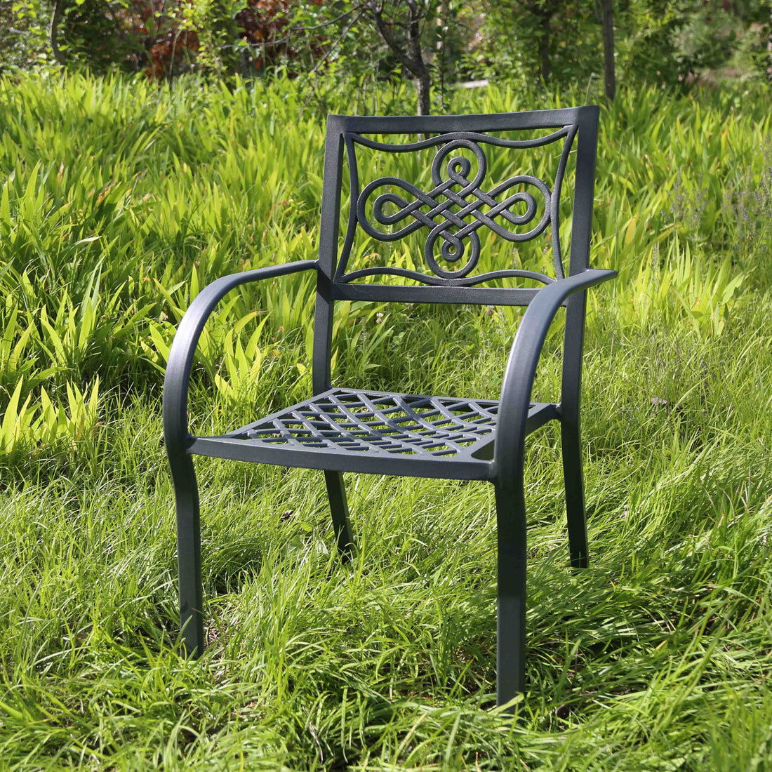 MARIA chaise de jardin en aluminium