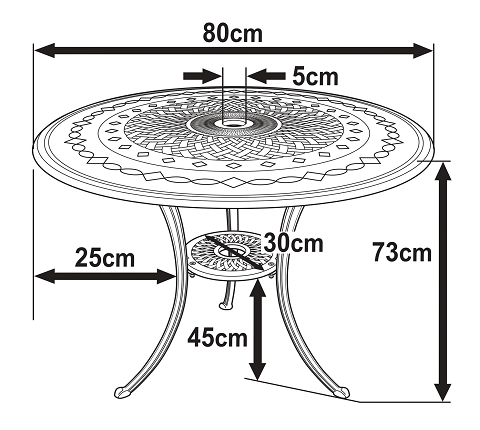 Table Anna - Blanc