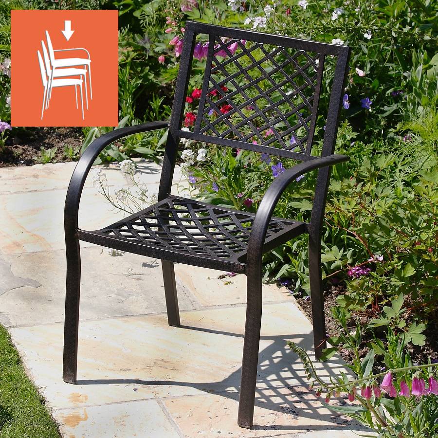 JANE chaise de jardin en aluminium