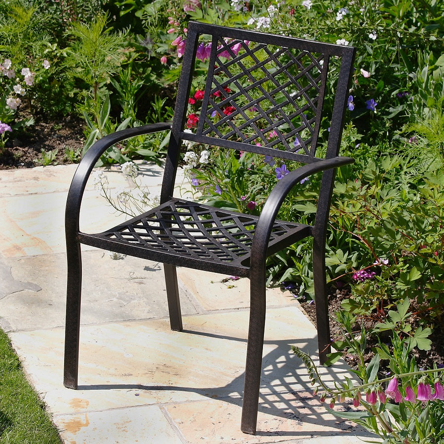 JANE chaise de jardin en aluminium