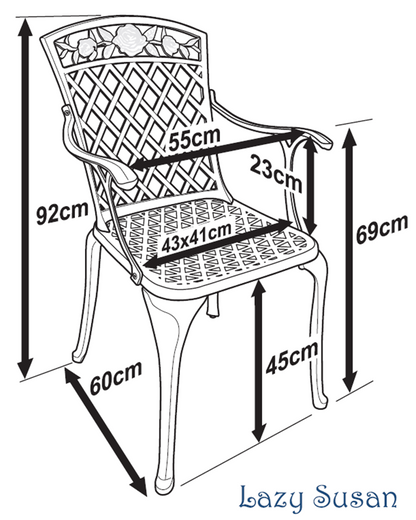 ROSE chaise de jardin