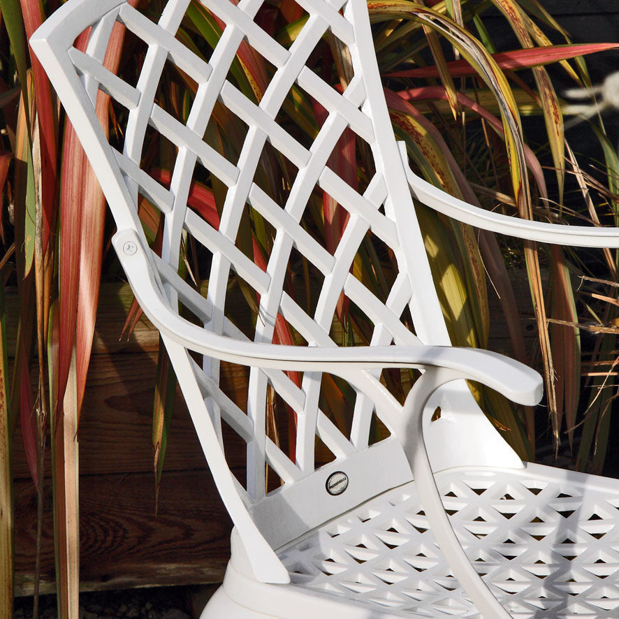 Chaise de jardin en aluminium EMMA