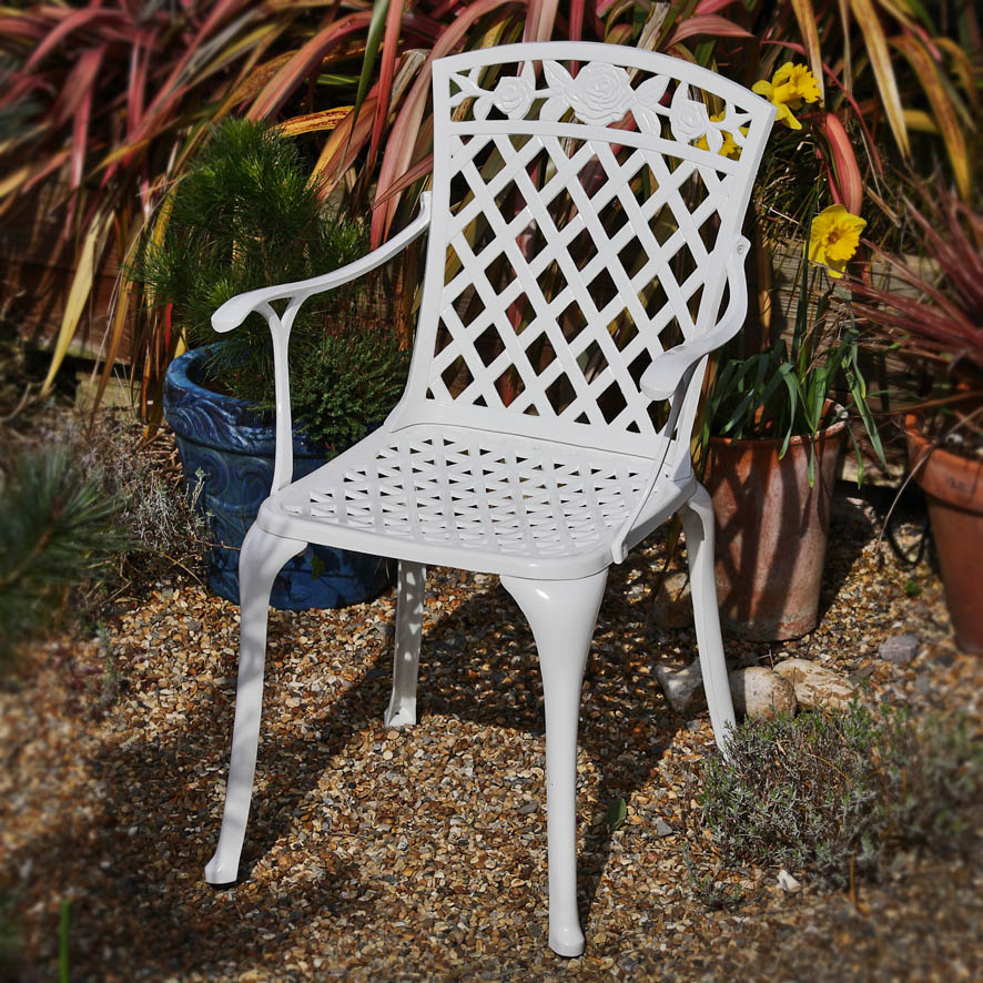 Chaise Rose - Blanc