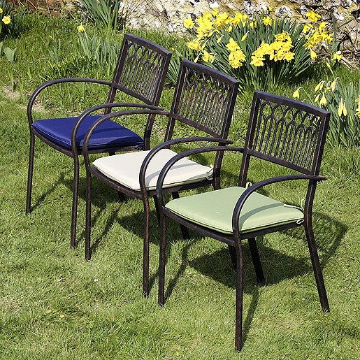 Coussin de jardin pour chaise inclinable DAMSBO vert